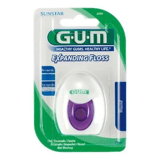 GUM Fil expansif Fil dentaire ciré 30m
