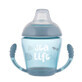 Tasse anti-&#233;claboussures avec bec doux Sea life, gris, 230 ml, Canpol Babies