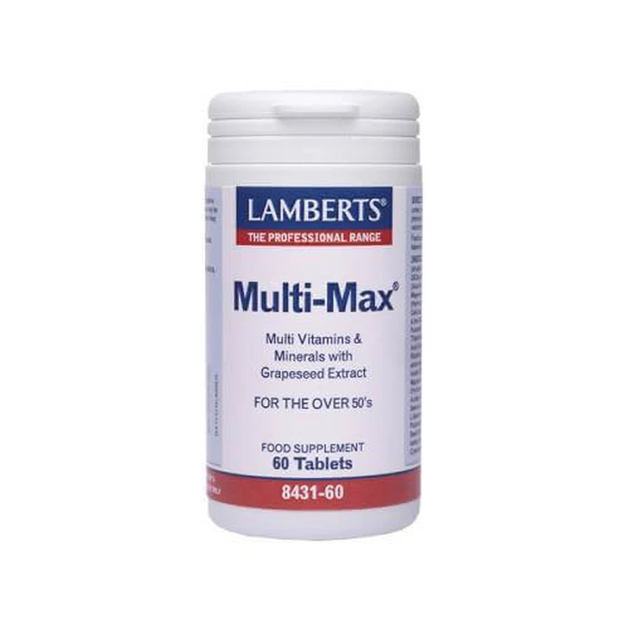 LAMBERTS Multi-Max Multivitamine Voedingssupplement 60 tabletten