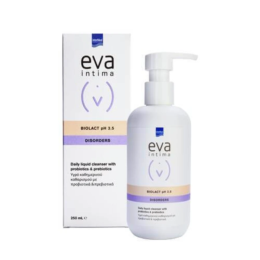 INTERMED Eva Intima Biolact Liquid Cleanser Dagelijkse reiniger met probiotica en prebiotica 250ml