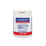 LAMBERTS Vitamin D3 2000iu 120 Capsules