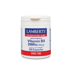 LAMBERTS Vitamine D3 2000iu 120 Capsules