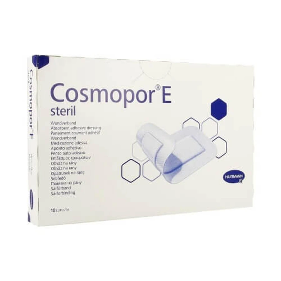 HARTMANN Cosmopor E Gasa adhesiva estéril no tejida 15x9cm 10 uds.