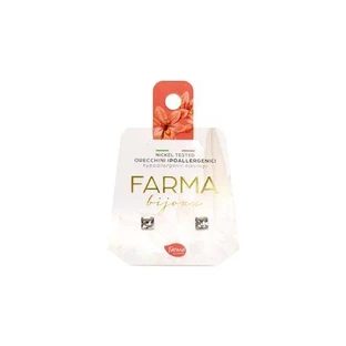 FARMA BIJOUX Pendientes Hipoalergénicos Cristales Cuadrados 4mm