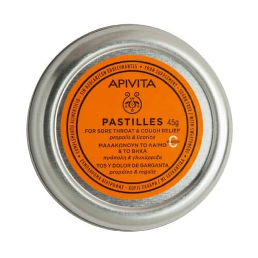 APIVITA Pastilles with Propolis & Licorice 45g