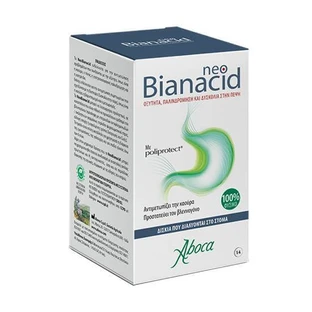 ABOCA Neo Bianacid Voedingssupplement tegen brandend maagzuur en ter bescherming van het slijmvlies 14 tabletten