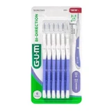 GUM 2014 Bi-Directionele Borstels met Lila Steel 0,6mm 6 st.