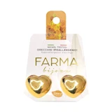FARMA BIJOUX Hypoallergene Ohrringe Vergoldete Herzen 20mm