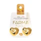 FARMA BIJOUX Hypoallergene Oorbellen Verguld Hartjes 20mm