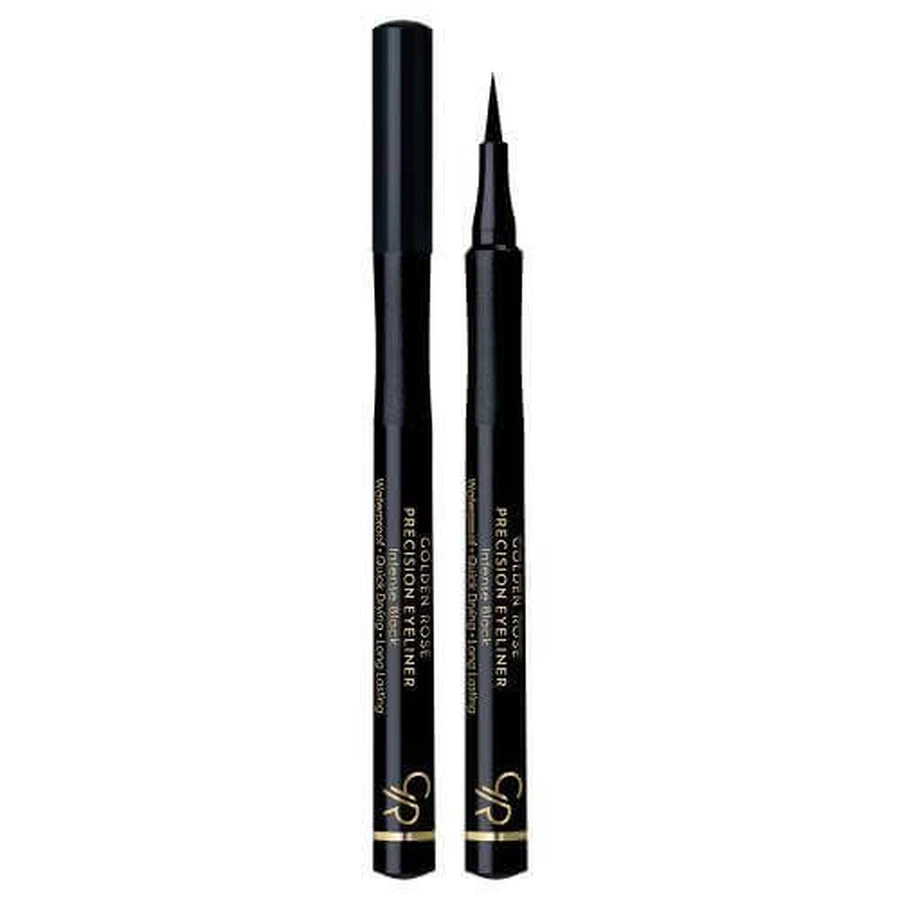 GOLDEN ROSE Precision Eyeliner Eye Pencil Intense Black 1ml
