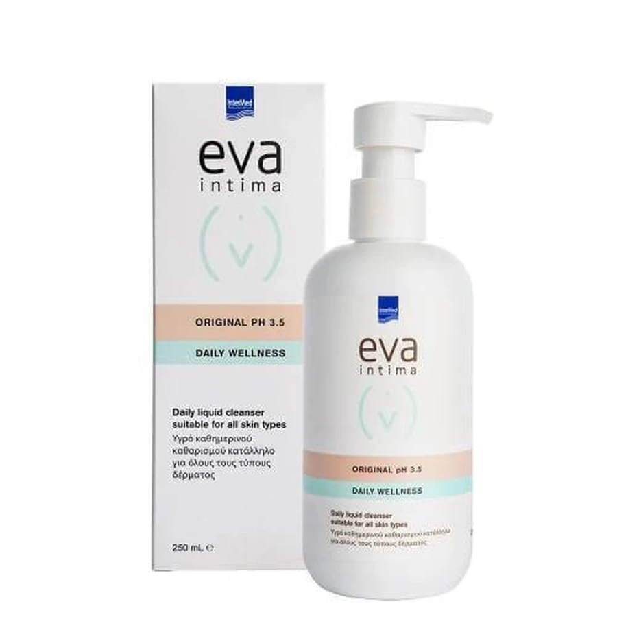 INTERMED Eva Intima Líquido limpiador diario original para zonas sensibles pH 3,5 250ml