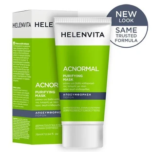 HELENVITA ACNormal Mascarilla Facial Purificante Mascarilla para la limpieza profunda de las pieles grasas con tendencia acneica 75ml