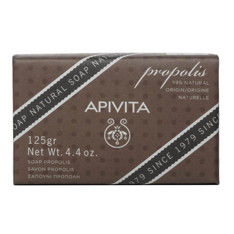 APIVITA Natural Soap with Propolis for Face & Body 125g