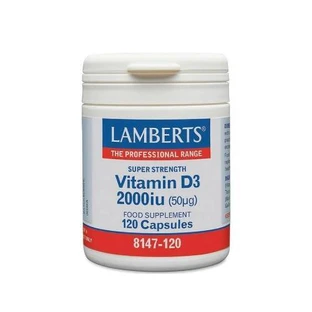 LAMBERTS Vitamina D3 1000iu (25μg) 120 Cápsulas