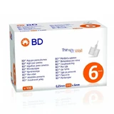 Ace de insulină sterile cu perete subțire BD pentru stilouri 31G x 6mm 100 buc.