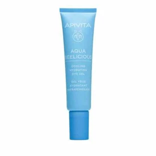 APIVITA Aqua Beelicious Light 24-Stunden-Augengel mit Hyaluronsäure für Hydratation & dunkle Augenringe 15ml