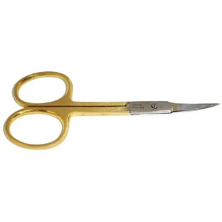 REVERI Professionnel Brosse courbe Ciseaux 3,5 Or/Argent