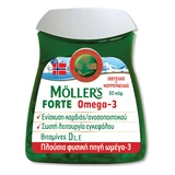 MOLLER'S Forte Omega-3 Fischöl- und Lebertranmischung 60 Kapseln