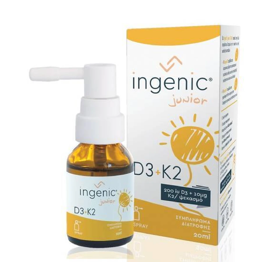 INGENIC Junior D3+K2 Nutritional Supplement in Spray Form 20ml