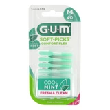 GUM Soft-Picks Comfort Flex Cool Mint Borstels met Handvat 40 stuks Medium