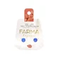 FARMA BIJOUX Hypoallergenic Earrings Crystals Blue 6,2mm