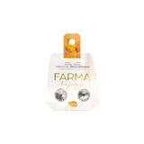 FARMA BIJOUX Hypoallergene Ohrringe Kristalle rund 10mm