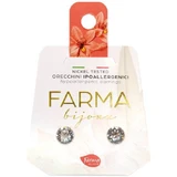 FARMA BIJOUX Hypoallergene Oorbellen Kristallen Rond 6,2mm