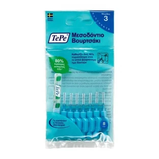 TEPE Intermediate Brushes Blue 0,6mm 8 pcs.