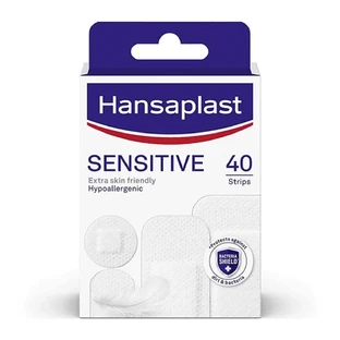 HANSAPLAST Sensitive Hypoallergénique 14x19mm + 6x30mm 40 pcs.