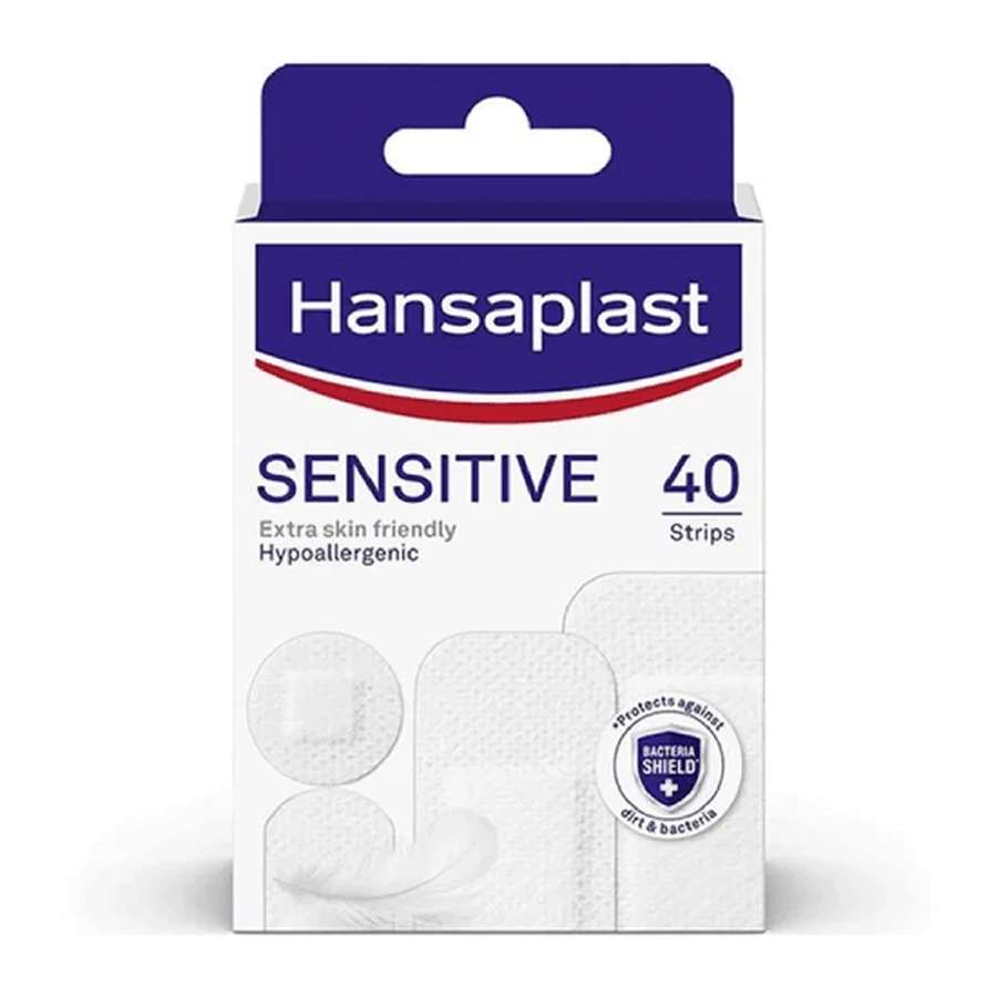 HANSAPLAST Sensitive Hypoallergénique 14x19mm + 6x30mm 40 pcs.