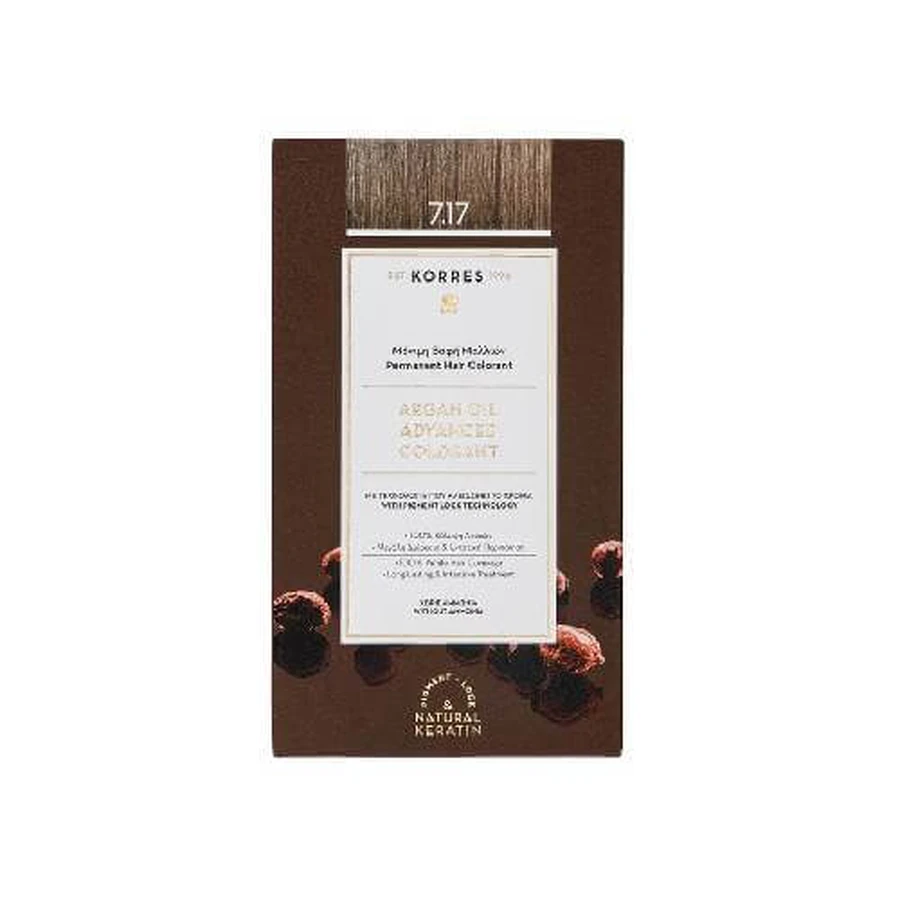 KORRES Arganolie Advanced Kleurstof 7.17 Blond Beige