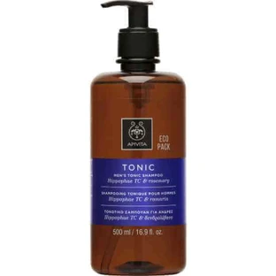 APIVITA Eco Pack Tonic Shampoo Against Hair Loss for Men with Hippophae TC & Rosemary 500ml