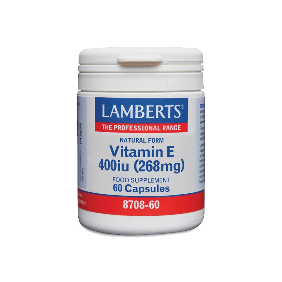 LAMBERTS Natural Form Vitamin E 400iu (268mg) 60 Capsules