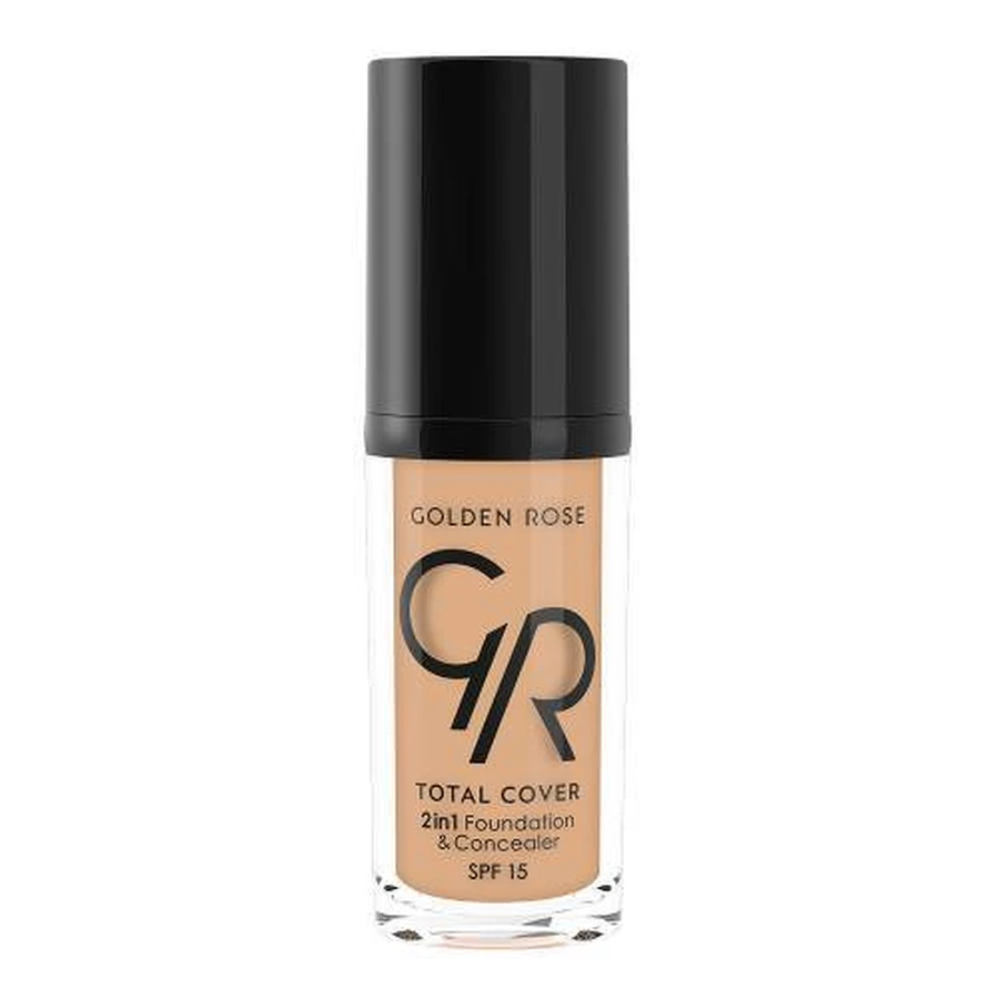 GOLDEN ROSE Totale Dekking 2 in 1 Basis & Concealer Nr.04 - Beige 30ml