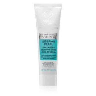 NATURA SIBERICA Dentífrico Natural Siberiano "Perla Siberiana" Dentífrico Natural Siberiano para Combatir la Placa, Fortalecer Dientes y Encías y Refrescar el Aliento 100gr