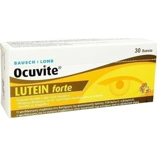BAUSCH & LOMB Ocuvite Lutein Forte für den Augenschutz 30 Tabletten