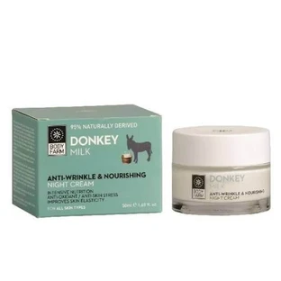 BODYFARM Leche de Burra Crema de Noche Antiarrugas y Nutritiva 50ml