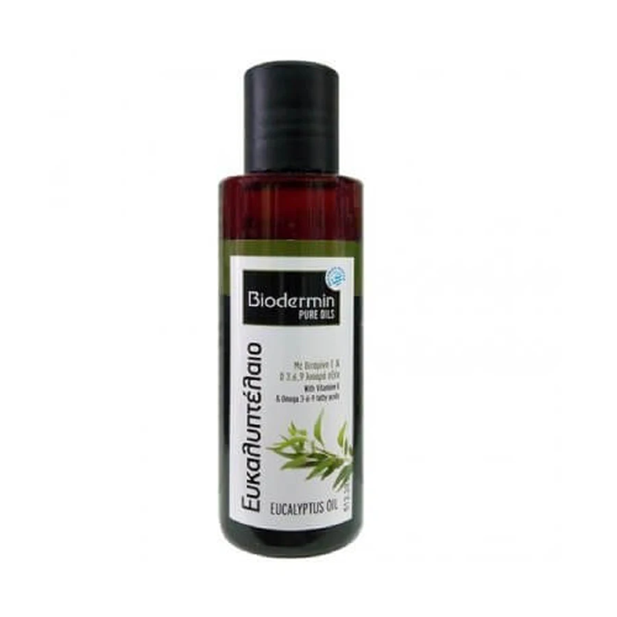 BIODERMIN Eukalyptusöl bei Erkältungen, Muskelschmerzen und Aromatherapie 120ml
