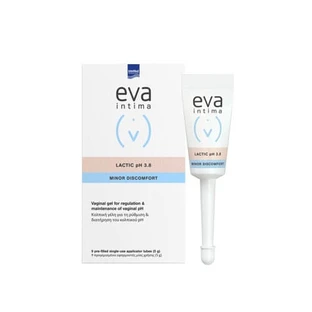 INTERMED Eva Intima Minor Discomfort Lactic pH 3,8 Vaginale 9 Pads met Vaginale Gel