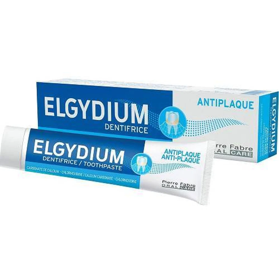 ELGYDIUM Antiplaque Toothpaste for Reducing Dental Plaque and Remineralizing Enamel 100ml