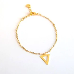 FARMA BIJOUX Hypoallergenic Bracelet with Triangle 16/19CM