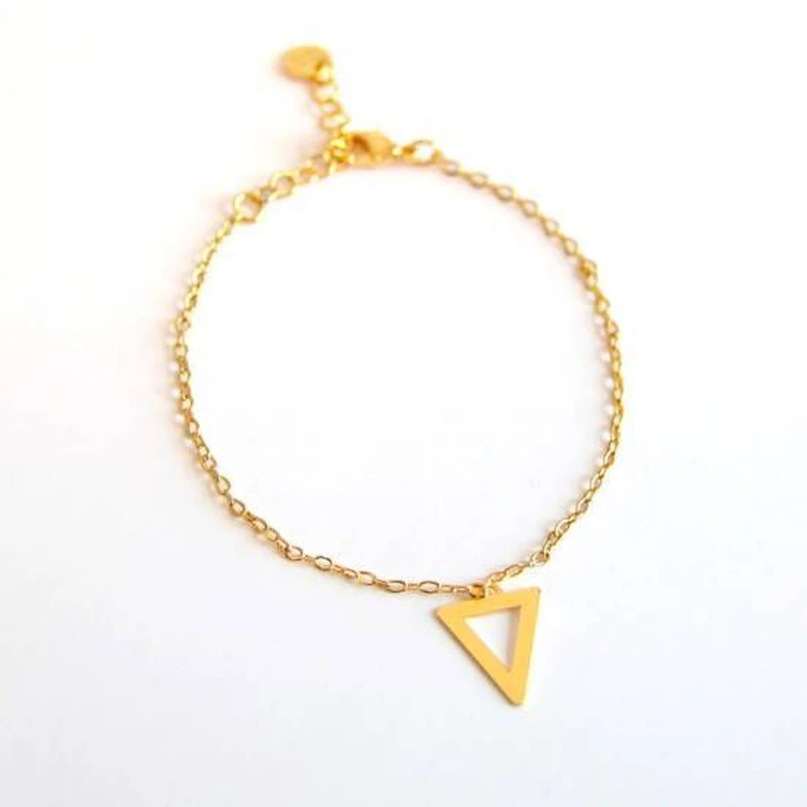 FARMA BIJOUX Hypoallergenic Bracelet with Triangle 16/19CM