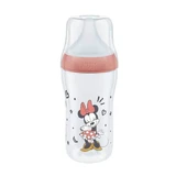 NUK Disney Mickey Mouse Minnie Perfect Match Bottle with Soft Silicone Nipple 3+m 260ml