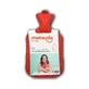 MATSUDA Waterthermosfles van natuurlijk rubber 2,2lt - Rode kleur