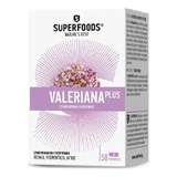SUPERFOODS Valeriana Plus 1200mg Suplemento dietético para mejorar la calidad del sueño 50 Cápsulas