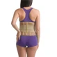 ALFACARE Cinturón Lumbar de Neopreno con Banellas Talla Única AC-1066B Negro