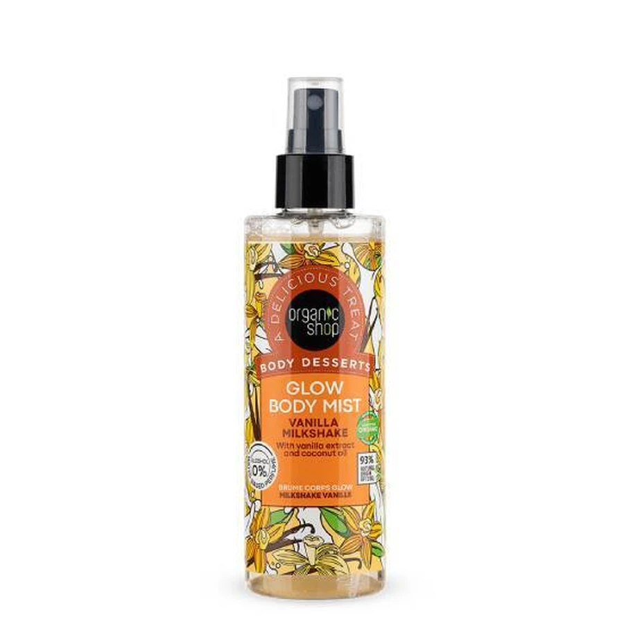ORGANIC SHOP Body Desserts Vanilla Milkshake Body Mist Shine 200ml