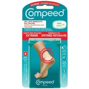 COMPEED Blister Extreme Pads für intensive Blasen an der Ferse von sportlichen Aktivitäten 5 Stück.
