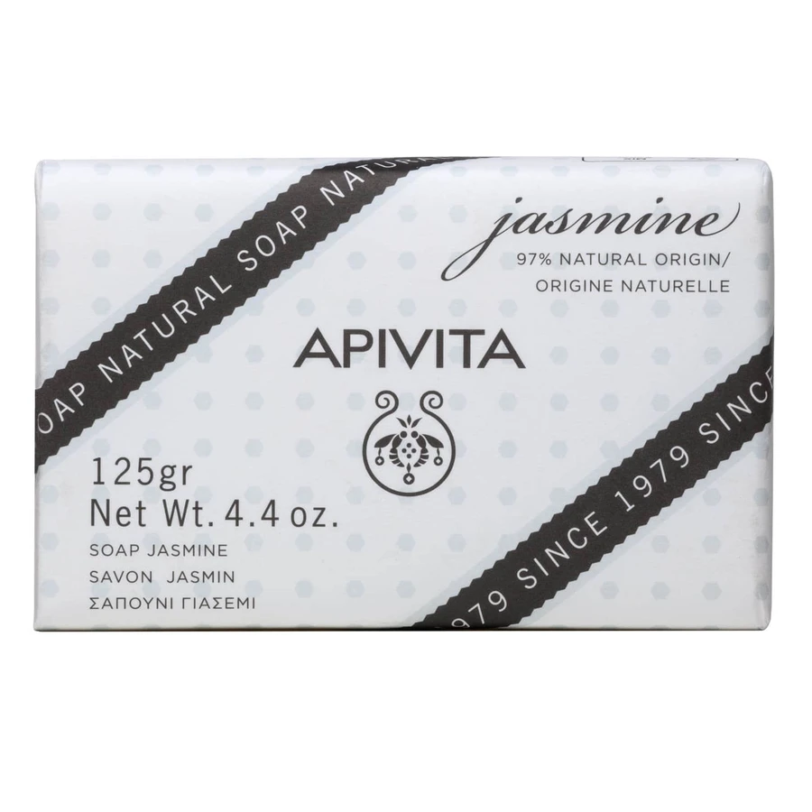 APIVITA Natural Soap with Jasmine for Face & Body 125g