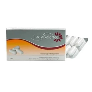 VIVACARE LadyBalance Vaginale Zetpillen 12 stuks.
